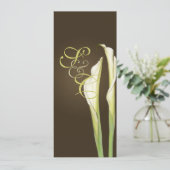 Calla leugens over uitnodigingen voor het koffiehu (Staand voorkant)