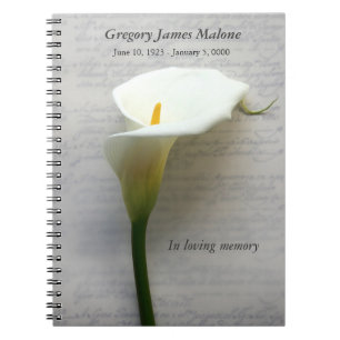 Calla lib op handschrift notitieboek