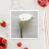 Calla lib op handschrift servet (Insitu)