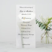 Calla lib op oud handschrift programmakaart (Staand voorkant)