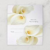 Calla liegt boven de kop plaatskaartje (Buitenkant ongevouwen)