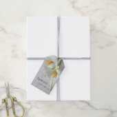 Calla-lijsten met ruimte voor tekst cadeaulabel (Met Touw)