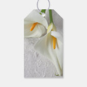Calla-lijsten met ruimte voor tekst cadeaulabel (Achterkant)