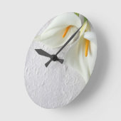 Calla-lijsten met ruimte voor tekst ronde klok (Hoek)