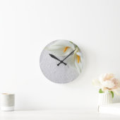 Calla-lijsten met ruimte voor tekst ronde klok (Huis)