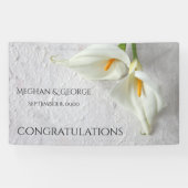 Calla-lijsten met ruimte voor tekst spandoek (Horizontaal)