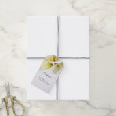 Calla-lijsten met tekstruimte cadeaulabel (Met Touw)