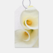 Calla-lijsten met tekstruimte cadeaulabel (Achterkant)