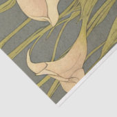 Calla lileuzen bloemen ephemerpatroon tissuepapier (Detail)