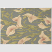 Calla lileuzen bloemen ephemerpatroon tissuepapier (Voorkant)