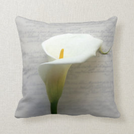 calla liliade op handschrift werpen kussen