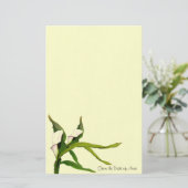 Calla Lilies - Aangepaste schrijfbenodigdheden Briefpapier (Staand voorkant)