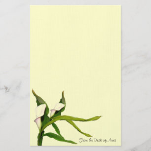 Calla Lilies - Aangepaste schrijfbenodigdheden Briefpapier
