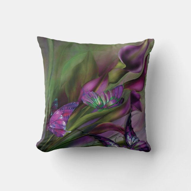 Calla Lilies Art Designer Pillow Kussen (Voorkant)