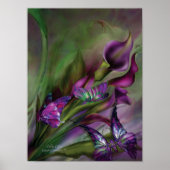 Calla Lilies Art Poster/Print Poster (Voorkant)
