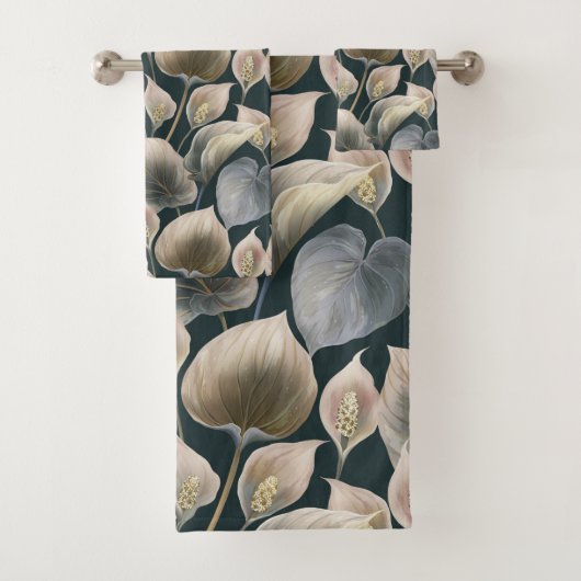 Calla lilies bad handdoek (Insitu)