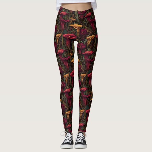 Calla Lilies Bloemblad Bruiloftscadeaus Gewichthef Leggings (Voorkant)