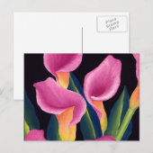 Calla lilies briefkaart (Voorkant / Achterkant)