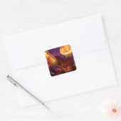 Calla Lilies-Collectie Vierkante Sticker (Envelop)