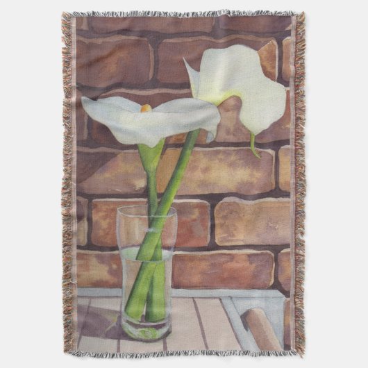 Calla Lilies Deken (Voorkant Verticaal)