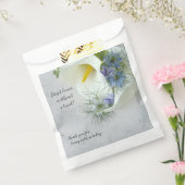 Calla lilies en nigellabloemen bedankzakje (Gezegeld)