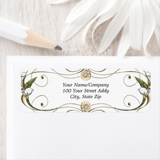 Calla Lilies Etiket (Insitu)