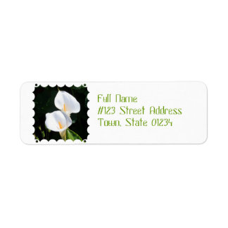 Calla Lilies Etiket