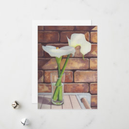 Calla Lilies Feestdagenkaart