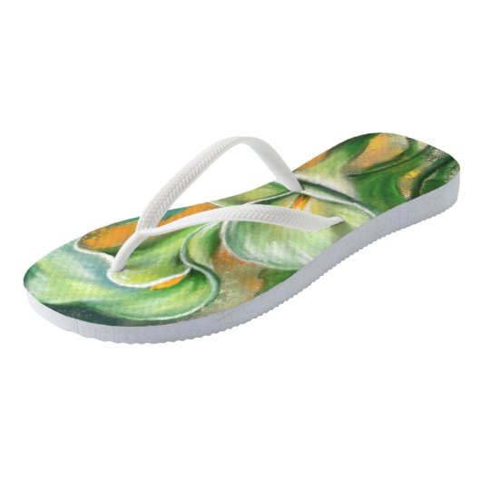 Calla Lilies Flip Flops (Schuin)