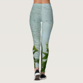Calla Lilies Floral, Persoonlijke naam Leggings (Achterkant)