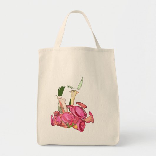 Calla Lilies Flowers Purse Tote Bag (Voorkant)
