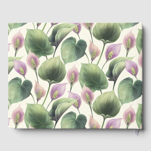 Calla Lilies Gastenboek (Achterkant)