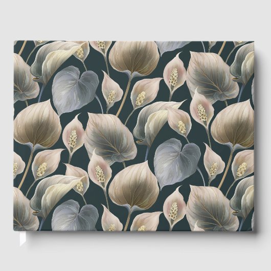 Calla Lilies Guest Book Gastenboek (Voorkant)