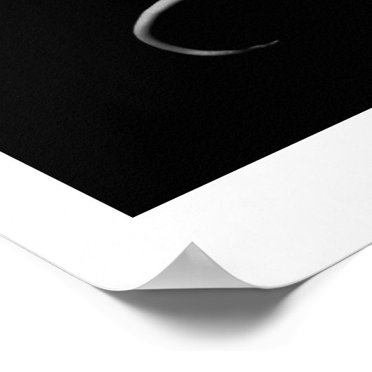 Calla Lilies in B&W Poster (Hoek)