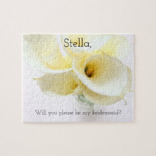 Calla lilies in vase legpuzzel