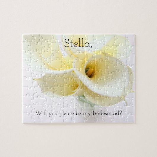 Calla lilies in vase legpuzzel (Horizontaal)