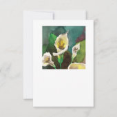 Calla Lilies kaart (Voorkant)