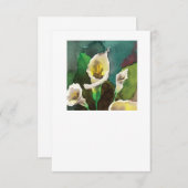 Calla Lilies kaart (Voorkant / Achterkant)