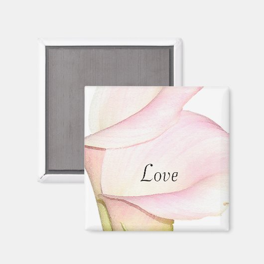 Calla Lilies Love Magnet (Voorkant / Achterkant)