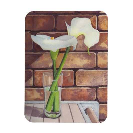 Calla Lilies Magneet (Verticaal)