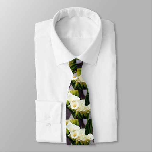 calla lilies necktie stropdas (Gebonden)