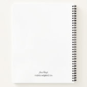 Calla Lilies notitieboek (Achterkant)