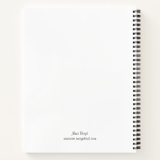 Calla Lilies notitieboek (Achterkant)