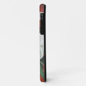 Calla Lilies op een rode achtergrond Case-Mate iPhone Case (Achterkant/links)