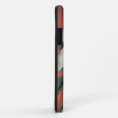 Calla Lilies op een rode achtergrond Case-Mate iPhone Case (Achterkant/rechts)