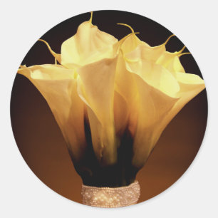 Calla Lilies.... Ronde Sticker