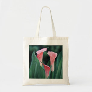 Calla Lilies roze bloemen Tote Bag