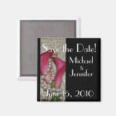 Calla Lilies Save the Date Magnet (Voorkant / Achterkant)