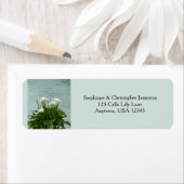 Calla Lilies smaakvol conservatief terugkeeradres Etiket (Insitu)