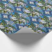 Calla Lilies Stain Glass Kijk Cadeaupapier (Hoek)